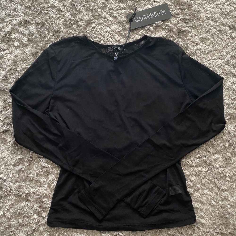 🌿 Current Mood Mesh Long Sleeve 🌿